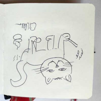 Unbenannte Katzenzeichnung