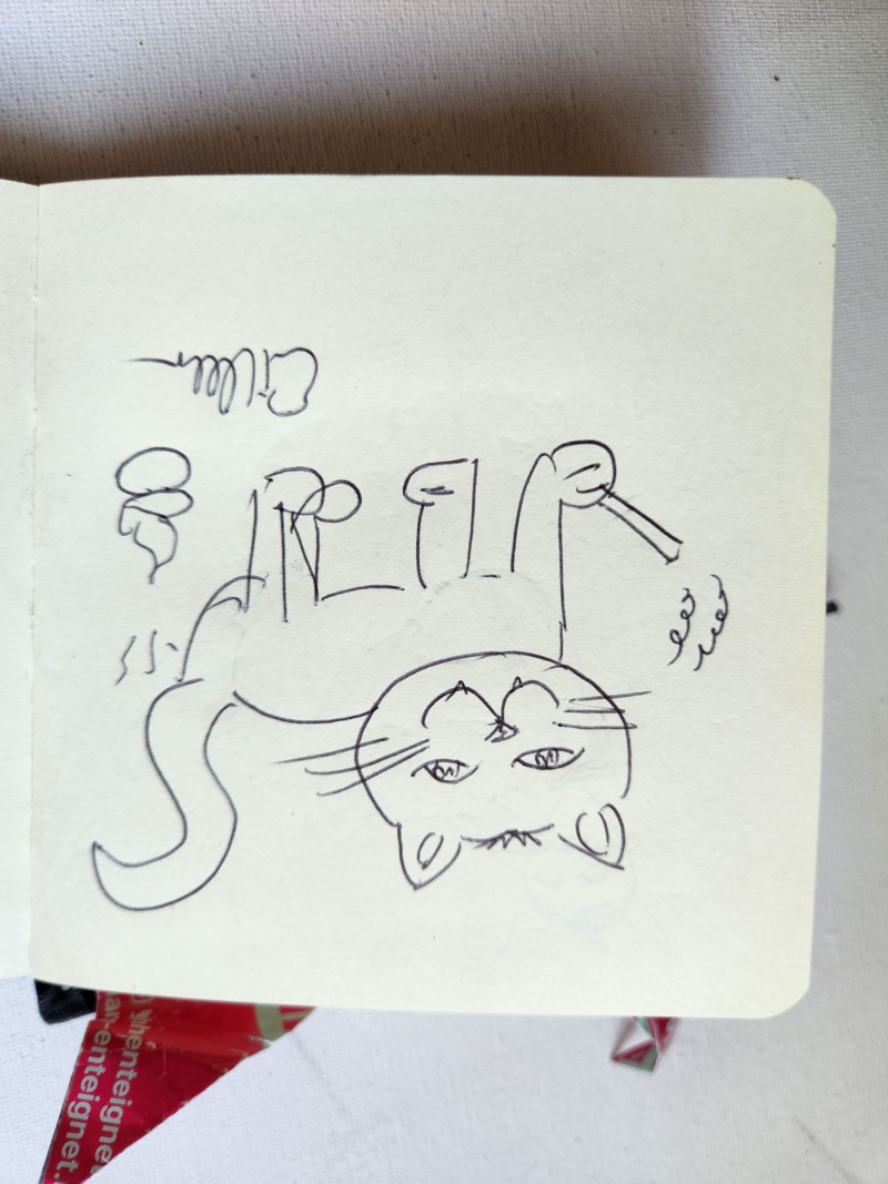 Handgezeichnete Katze Unbenannt