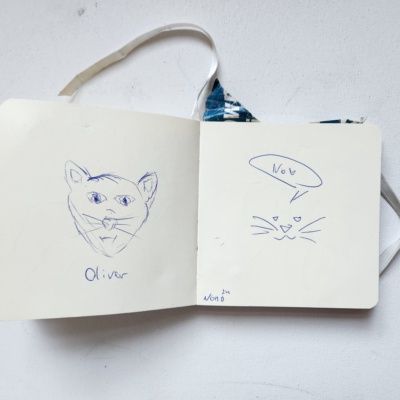 Unbenannte Katzenzeichnung