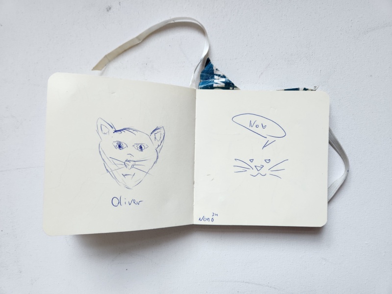Handgezeichnete Katze Unbenannt