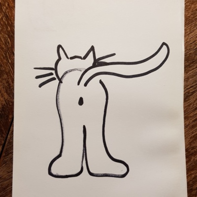 Unbenannte Katzenzeichnung