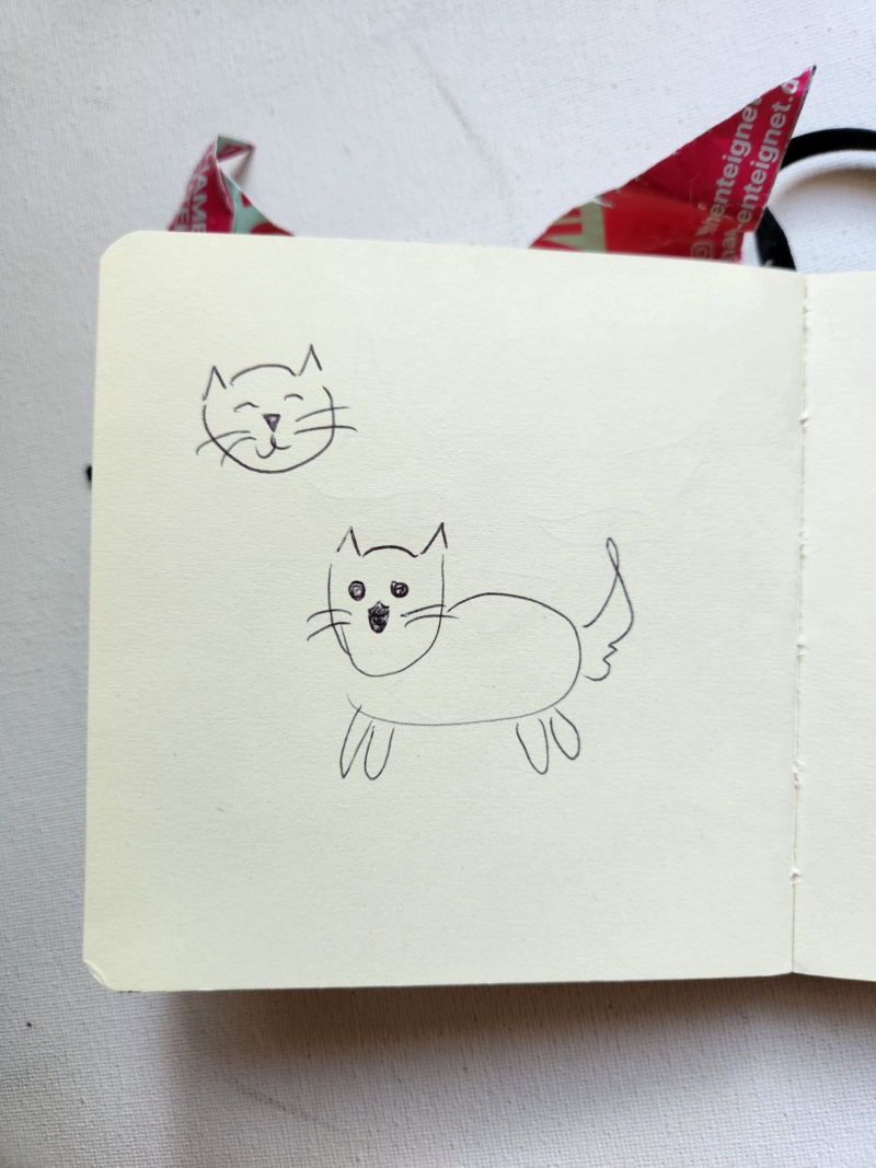 Handgezeichnete Katze Unbenannt