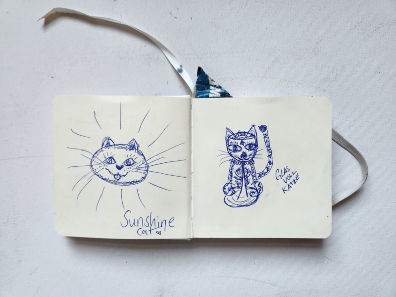 Handgezeichnete Katze Unbenannt