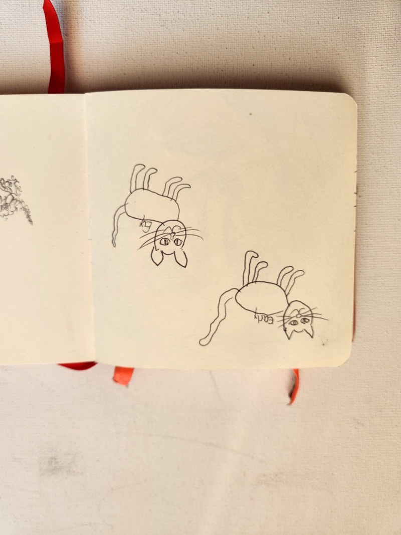 Handgezeichnete Katze Unbenannt