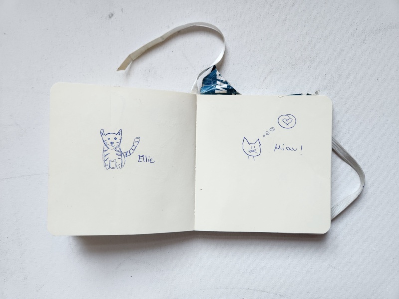 Handgezeichnete Katze Unbenannt