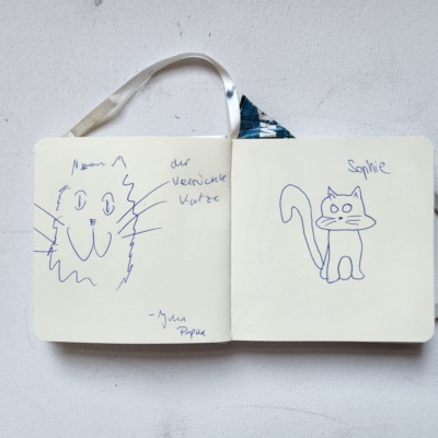 Unbenannte Katzenzeichnung
