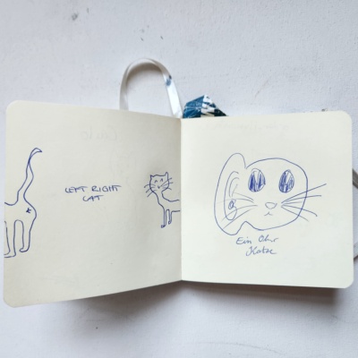 Unbenannte Katzenzeichnung