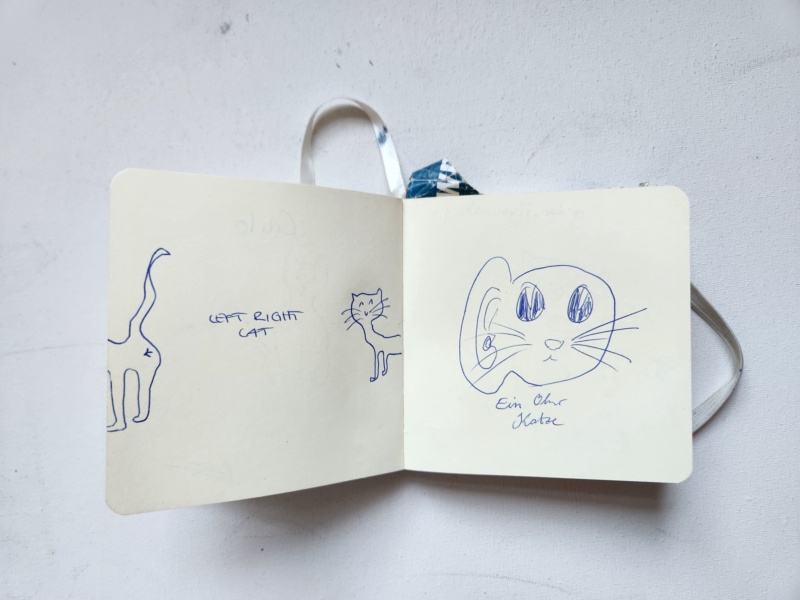 Handgezeichnete Katze Unbenannt