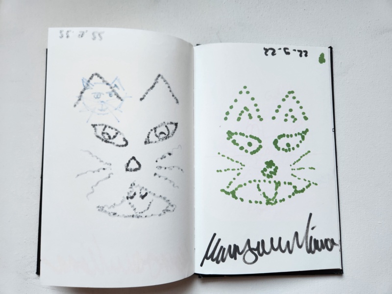 Handgezeichnete Katze Unbenannt