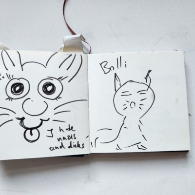 Unbenannte Katzenzeichnung