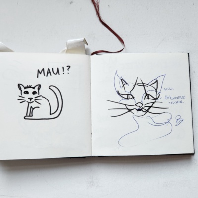 Unbenannte Katzenzeichnung