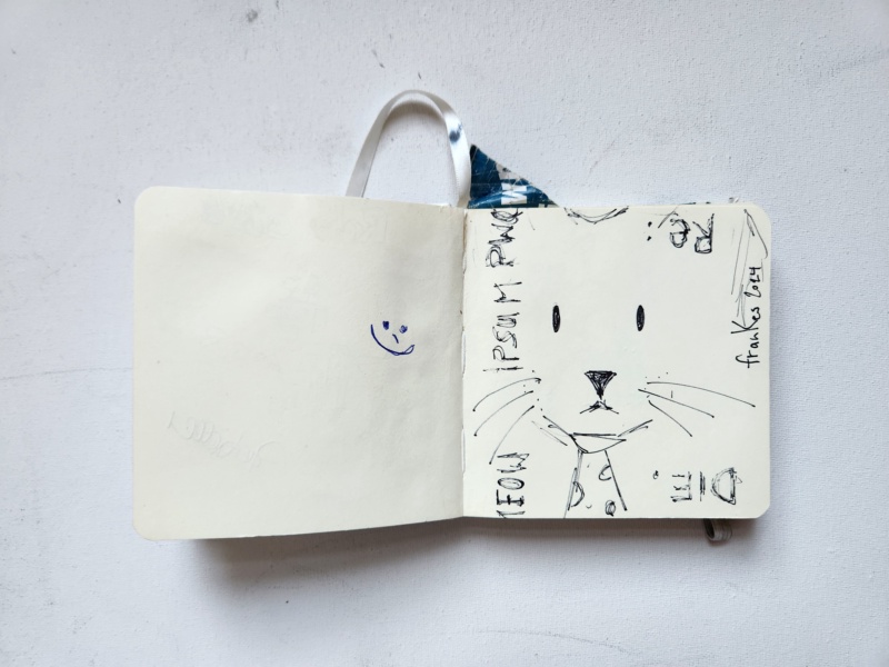 Handgezeichnete Katze Unbenannt