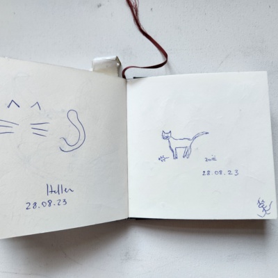 Unbenannte Katzenzeichnung