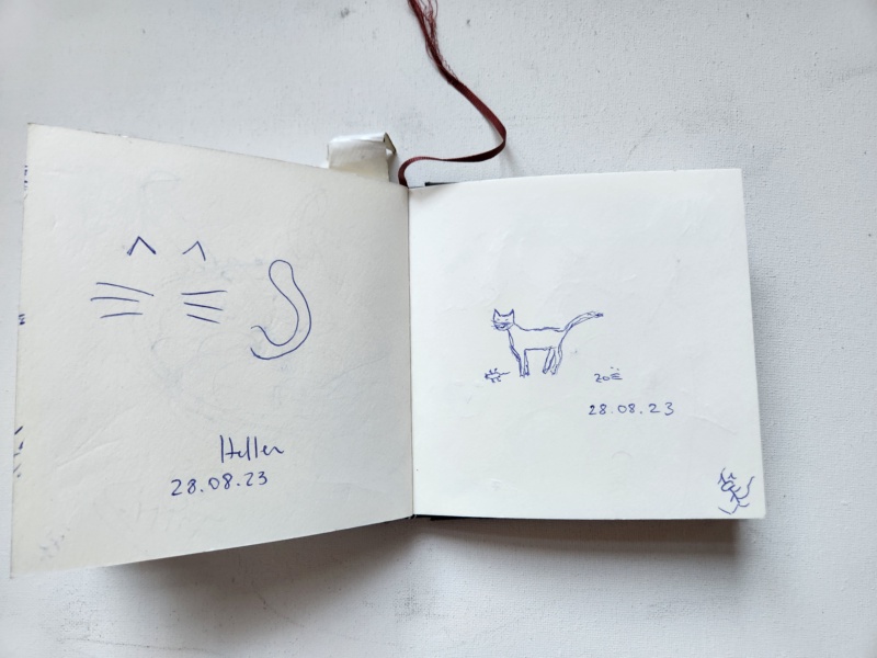 Handgezeichnete Katze Unbenannt