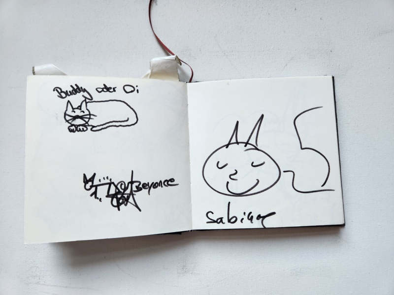 Handgezeichnete Katze Unbenannt