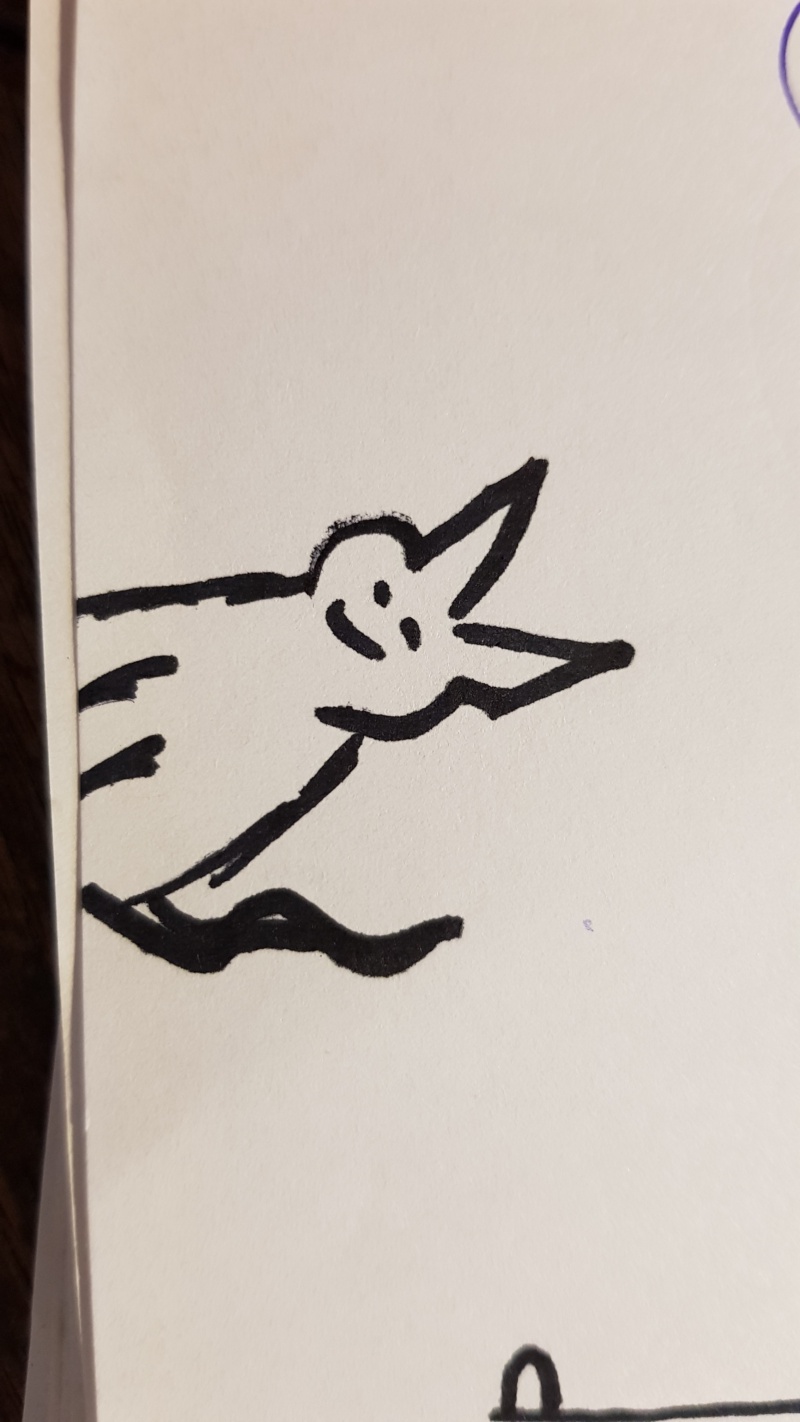Handgezeichnete Katze Unbenannt