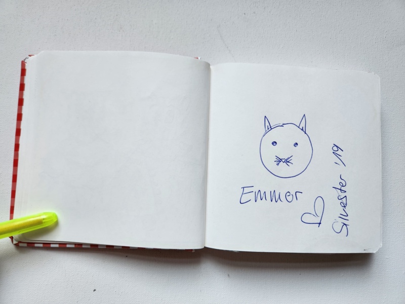 Handgezeichnete Katze Unbenannt