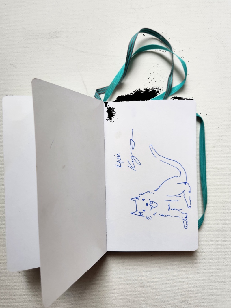 Handgezeichnete Katze Kaya