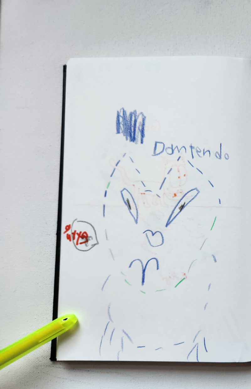 Handgezeichnete Katze Dontendo