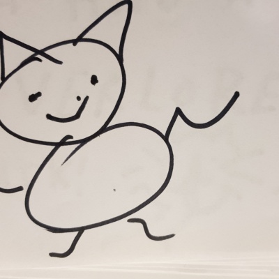 Unbenannte Katzenzeichnung