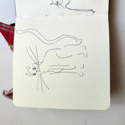 Unbenannte Katzenzeichnung