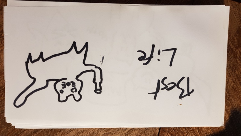 Handgezeichnete Katze Unbenannt