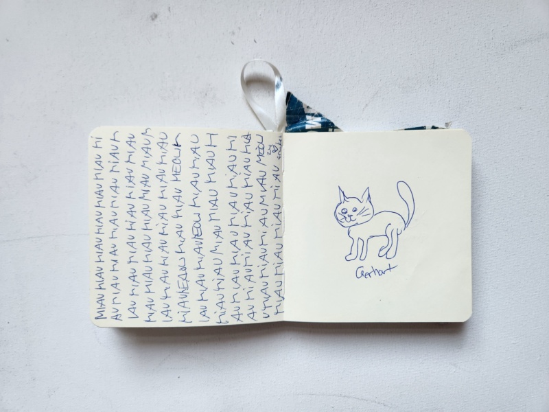 Handgezeichnete Katze Unbenannt