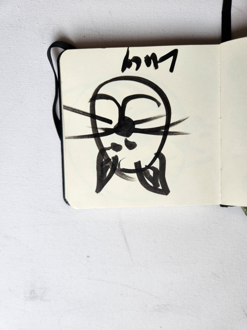 Handgezeichnete Katze Unbenannt