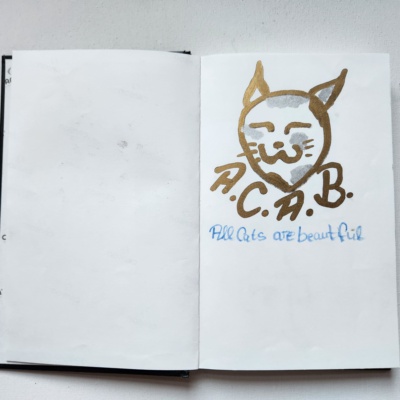 Unbenannte Katzenzeichnung