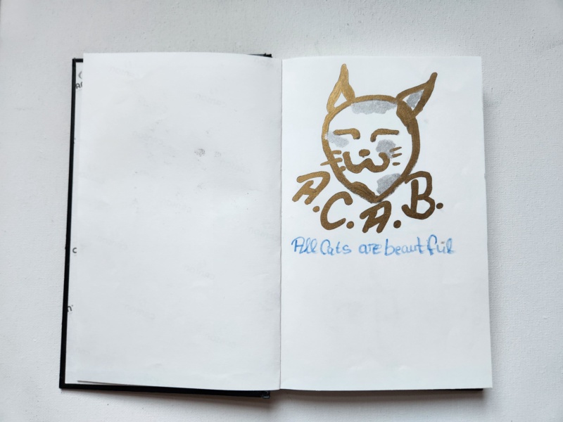Handgezeichnete Katze Unbenannt