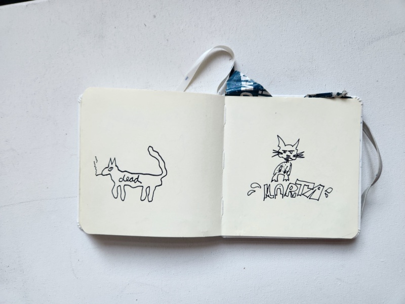 Handgezeichnete Katze Unbenannt