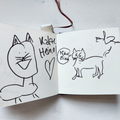 Unbenannte Katzenzeichnung