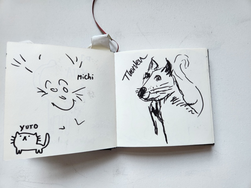 Handgezeichnete Katze Unbenannt