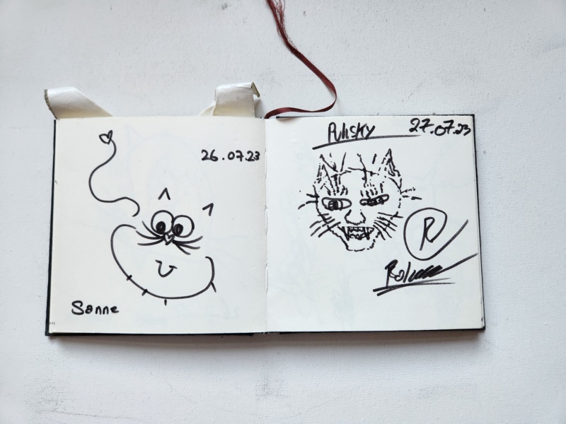 Handgezeichnete Katze Unbenannt