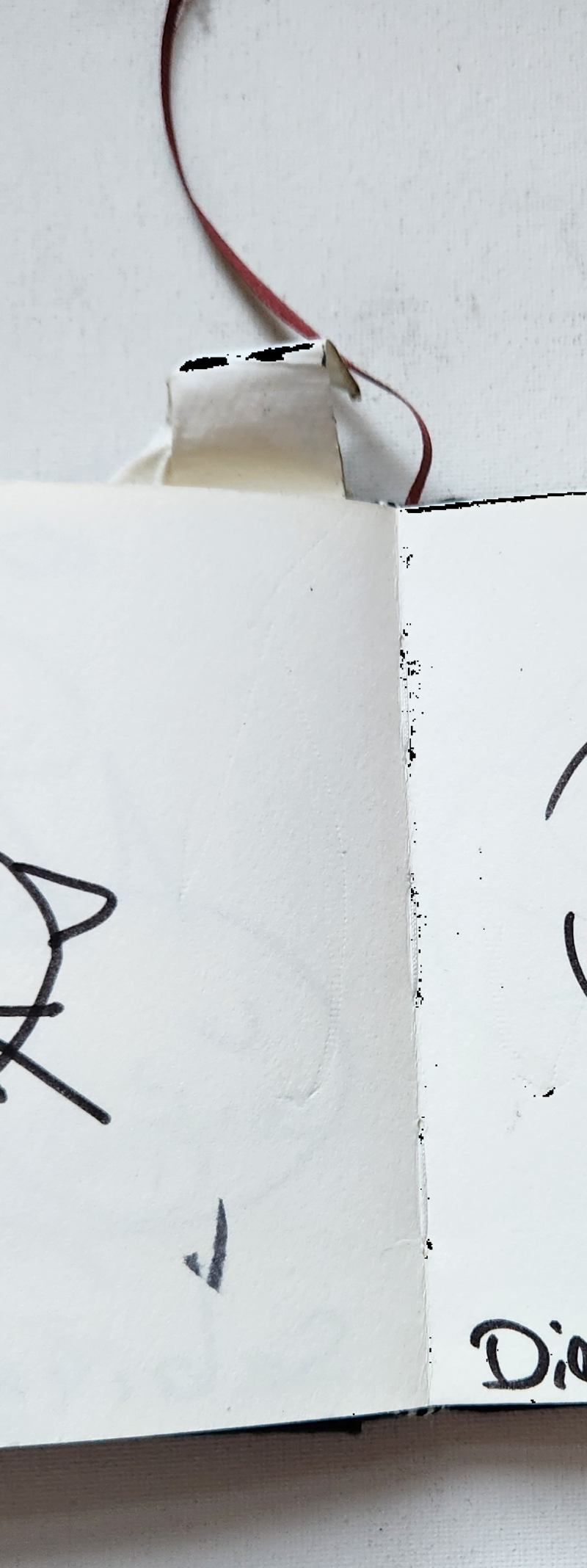 Handgezeichnete Katze Schwingschnur