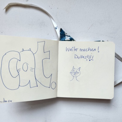 Unbenannte Katzenzeichnung