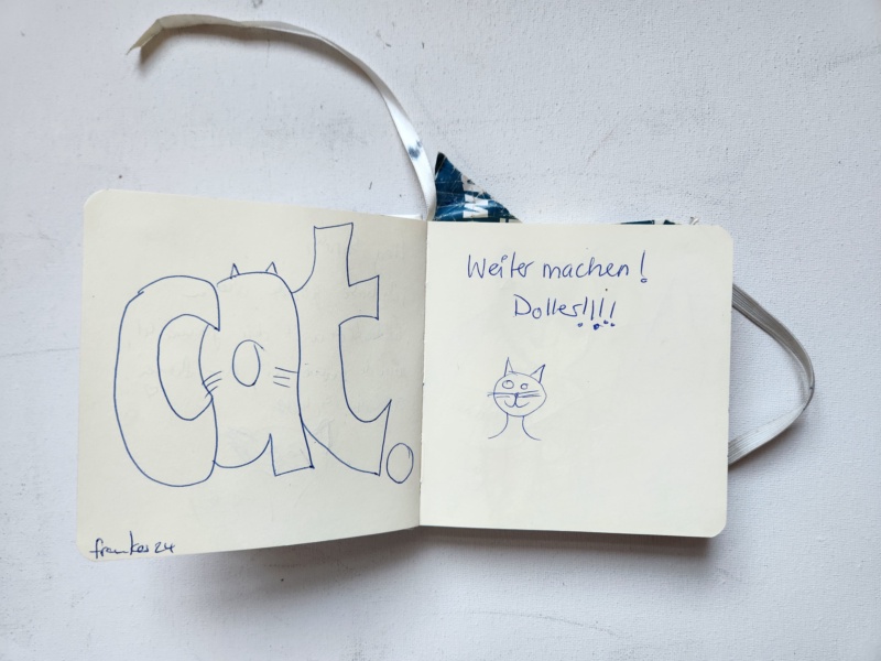 Handgezeichnete Katze Unbenannt