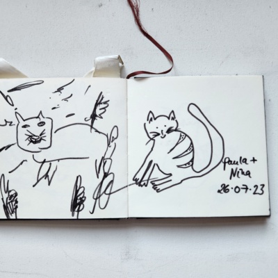Unbenannte Katzenzeichnung