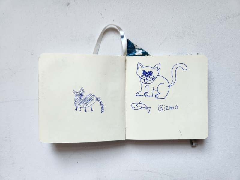 Handgezeichnete Katze Unbenannt