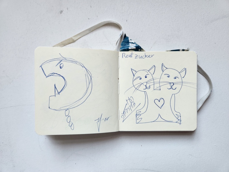 Handgezeichnete Katze Unbenannt