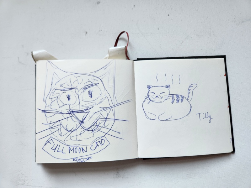 Handgezeichnete Katze Unbenannt