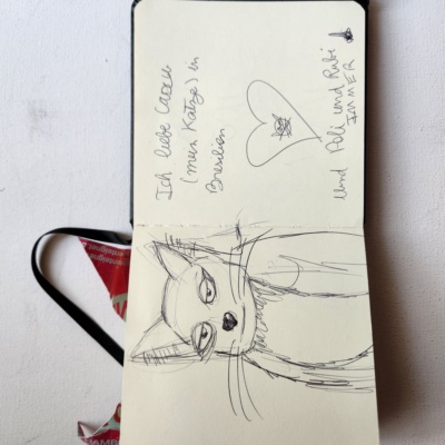 Unbenannte Katzenzeichnung