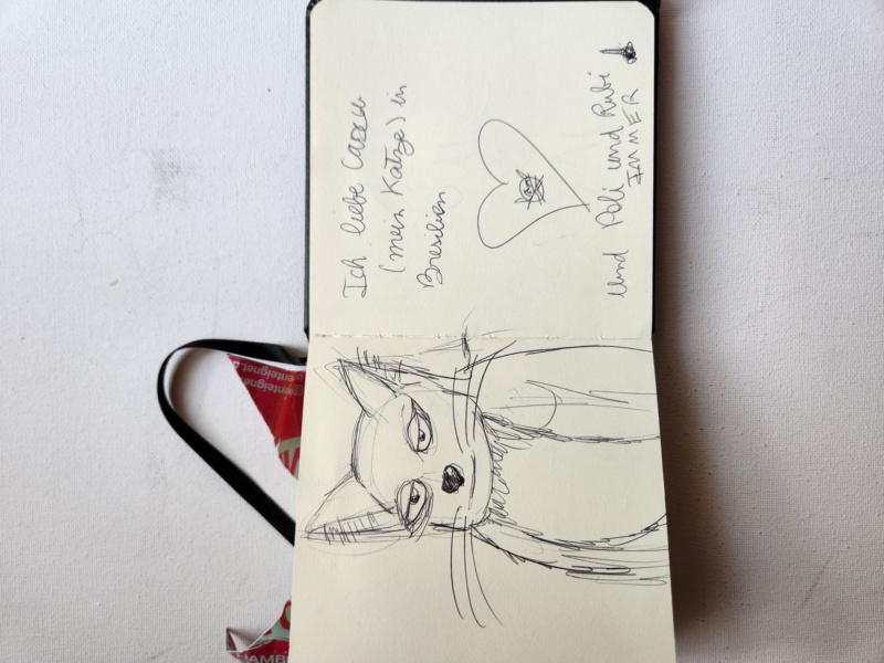 Handgezeichnete Katze Unbenannt