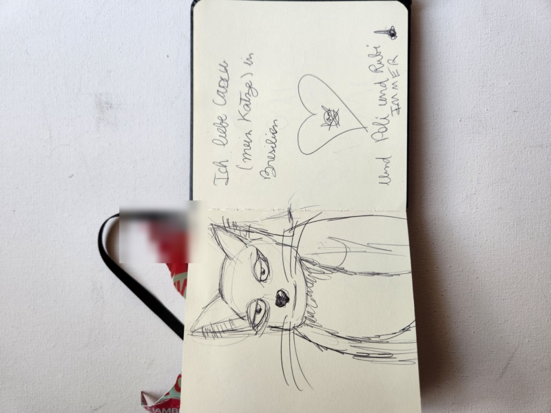 Handgezeichnete Katze Unbenannt