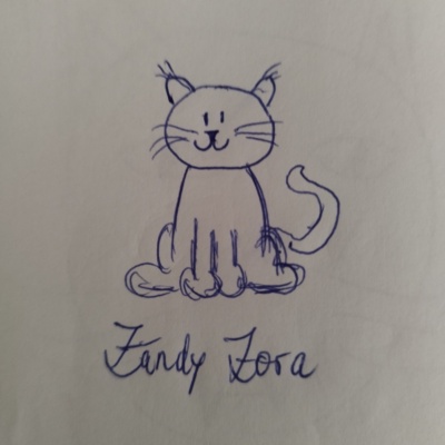 Unbenannte Katzenzeichnung