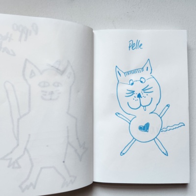 Unbenannte Katzenzeichnung