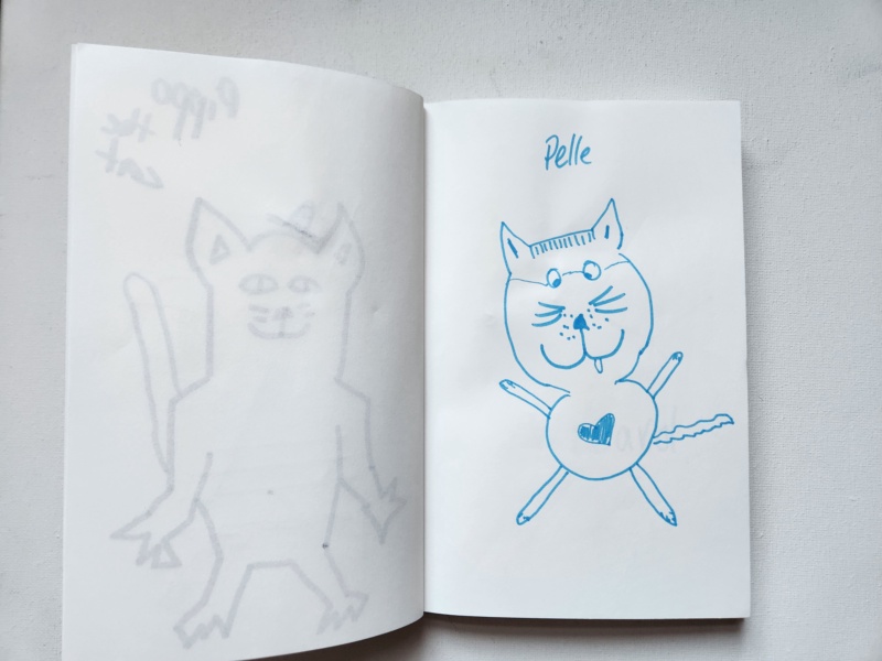 Handgezeichnete Katze Unbenannt