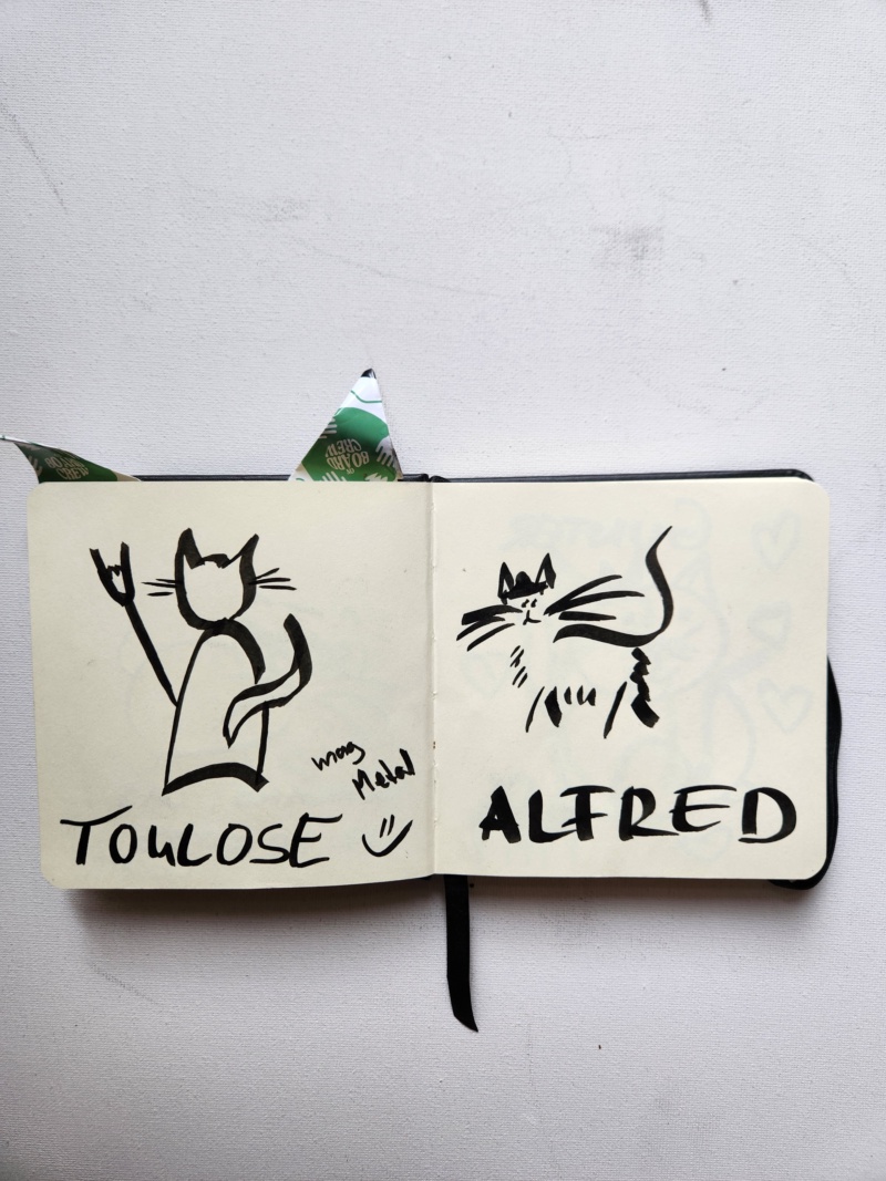 Handgezeichnete Katze Unbenannt
