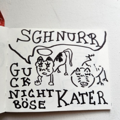 Unbenannte Katzenzeichnung