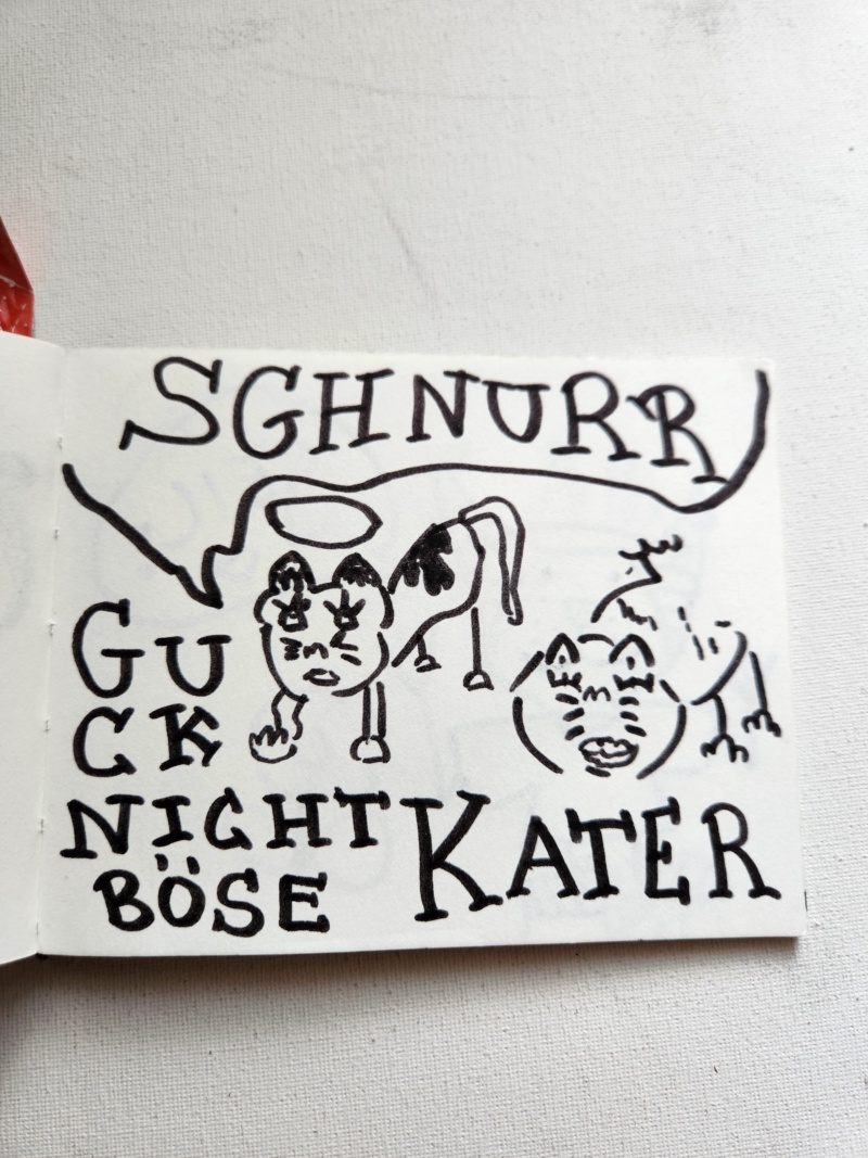 Handgezeichnete Katze Unbenannt